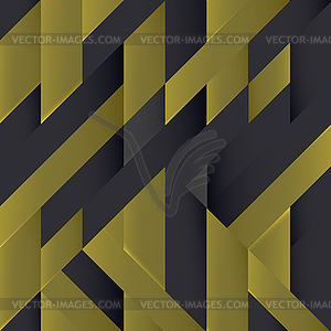 Black and gold geometry. Abstract modern abstract - royalty-free vector image