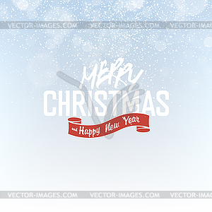 Merry Christmas Snowfall. Light effect. Light with - vector clipart