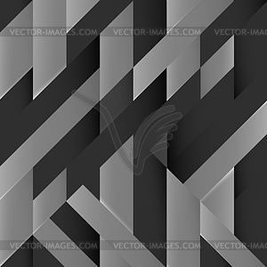 Monochrome geometry patches. Abstract modern - vector clipart