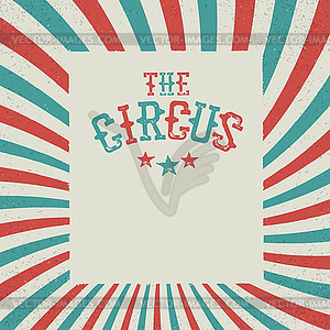 Vintage Circus Festival Background. Red and green - vector clip art