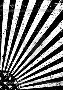 Черно-белый гранж Соединенные Штаты Америки - векторное изображение