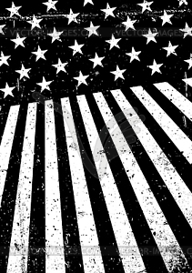 Grunge United States of America flag. Abstract - vector clip art
