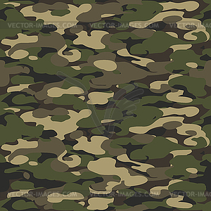 Forest texture background seamless. Camouflage - vector image