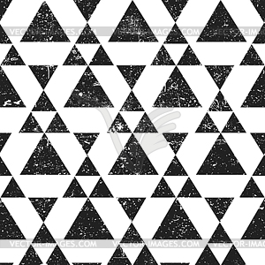 Black geometric triangle background. Abstract - vector clip art