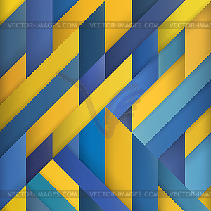Yellow blue abstract background - vector image