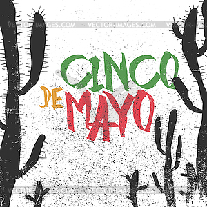 Cinco de Mayo . 5 of May holiday . Cinc - vector image