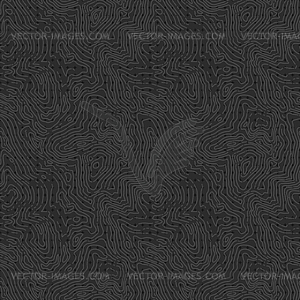 Seamless abstract topographic map pattern with grid - vector image