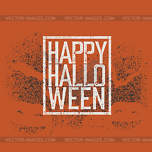 Halloween abstract logo. Halloween party - vector clip art