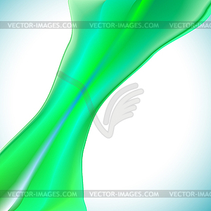 Абстрактный размытый зеленый фон потока - клипарт в векторе