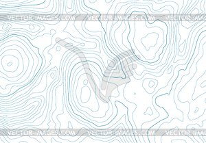 Topographic map background with altitude lines. - vector clip art