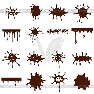 Chocolate set collection - vector clip art