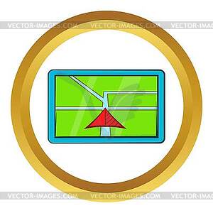 Navigator icon, cartoon style - vector EPS clipart