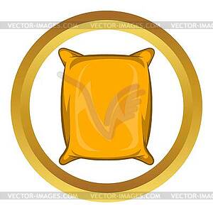 Square packing icon - vector clip art