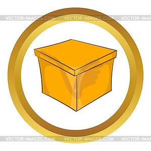 Square box icon - vector image