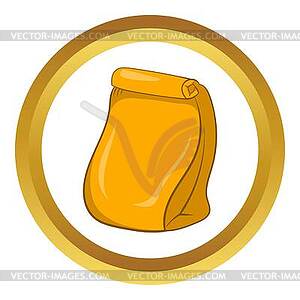 Paper packing icon - vector image