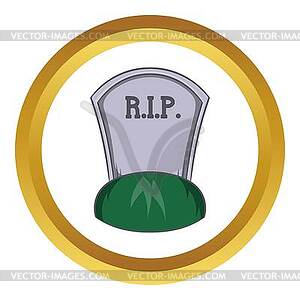 Grave rip icon - vector clipart