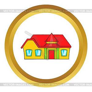 Real estate icon - vector clipart / vector image