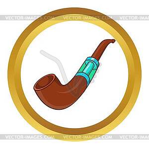 Electronic smoking pipe icon - vector clipart