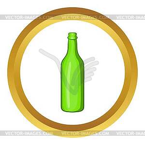 Beer bottle icon - vector clipart