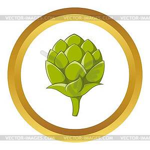 Seeds hops icon - vector clipart