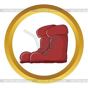 Boots icon - vector clip art