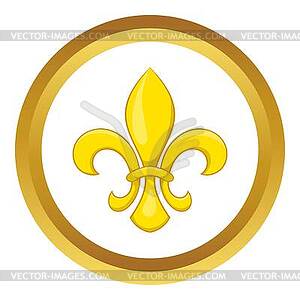 Fleur de lis icon - vector clipart / vector image