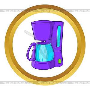 Coffee maker icon - vector clip art