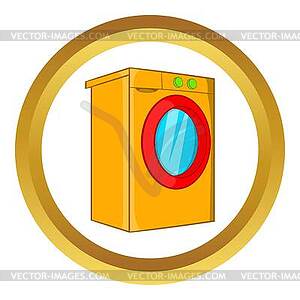 Washer icon - vector clipart / vector image