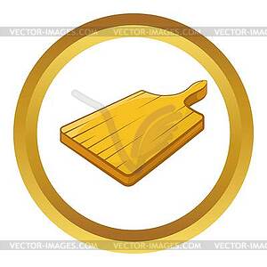 Cutting board icon - vector clip art