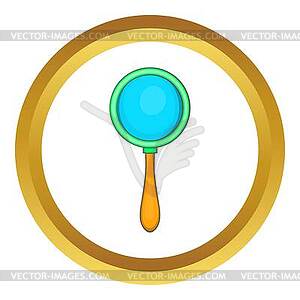 Magnifier icon - vector clip art