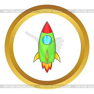 Rocket icon - vector clip art