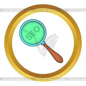 SEO optimization icon - vector image