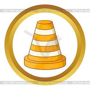 Road repair sign icon - stock vector clipart