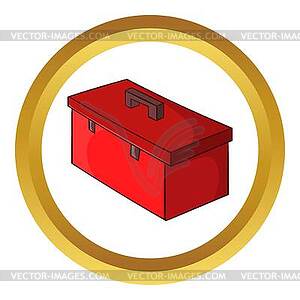 Construction suitcase icon - vector clip art