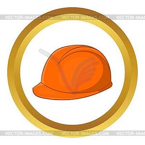 Construction helmet icon - vector image