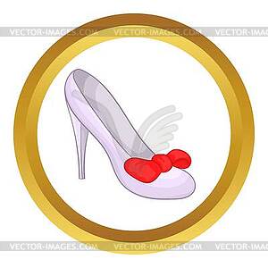 Women shoe icon - vector clipart