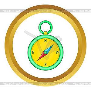 Compass icon - vector clipart