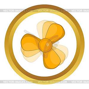 Car fan icon - vector clip art
