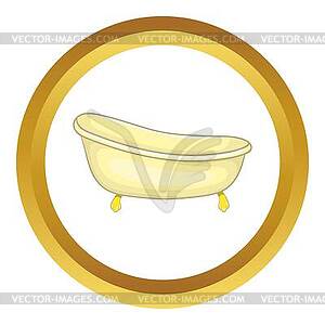 Bathtub icon - vector clipart / vector image