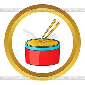 Drum icon - vector clip art