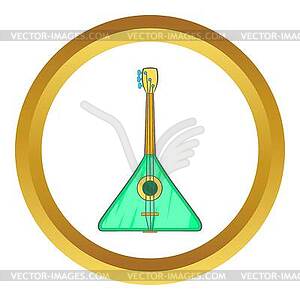 Guitar triangle icon - vector image