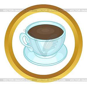 Cup of coffee icon - vector clipart