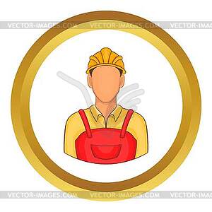 Builder icon - vector image