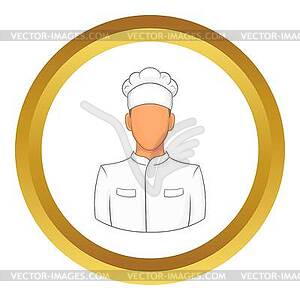 Cook icon - vector clipart