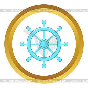 Wheel of Dharma icon - vector image