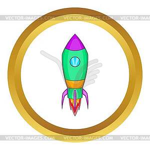 Rocket icon - vector clipart