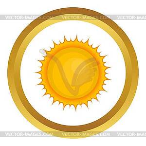 Sun icon - vector clipart
