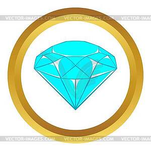 Diamond icon - vector clip art