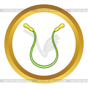 Skipping rope icon - vector clipart