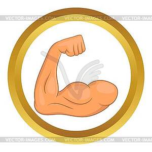 Biceps hands icon - vector clipart / vector image